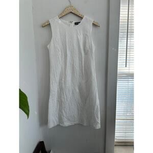 Karl Lagerfeld Women's White Eyelet Dress | Size 8